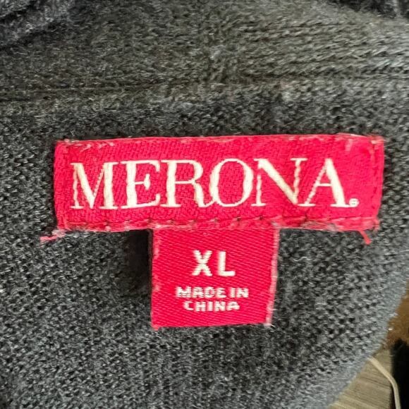 Black Ruffle Cardigan Y2K 2000s Retro Indie Sleaze Gothic Grunge XL - Picture 4 of 8